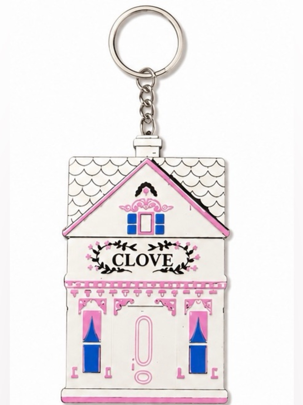 2/$25 Lenox Spice Village Inspired Clove House Keychain with Key Ring